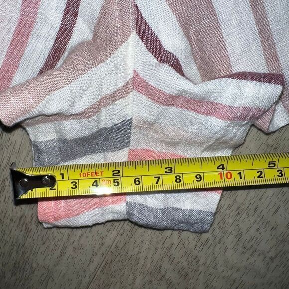 Aeropostal, Lightweight Striped Shorts Elastic Waist Drawstring, Medium - Picture 8 of 10